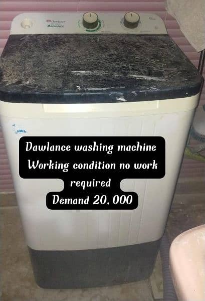 dawlance washing machine 0