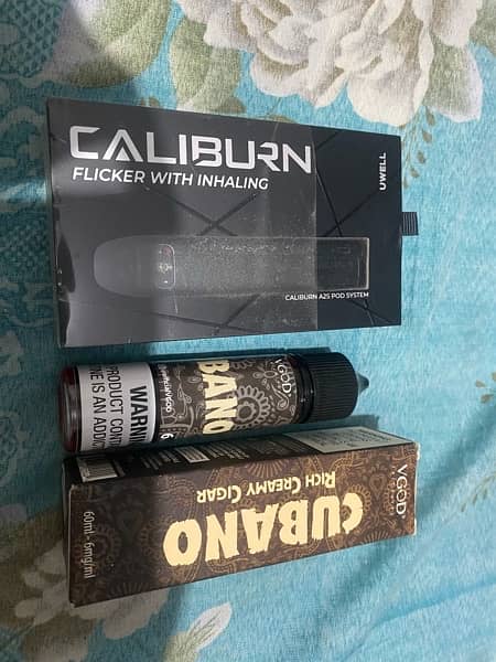 Caliburn A2s with Complete Box And Flavour 1