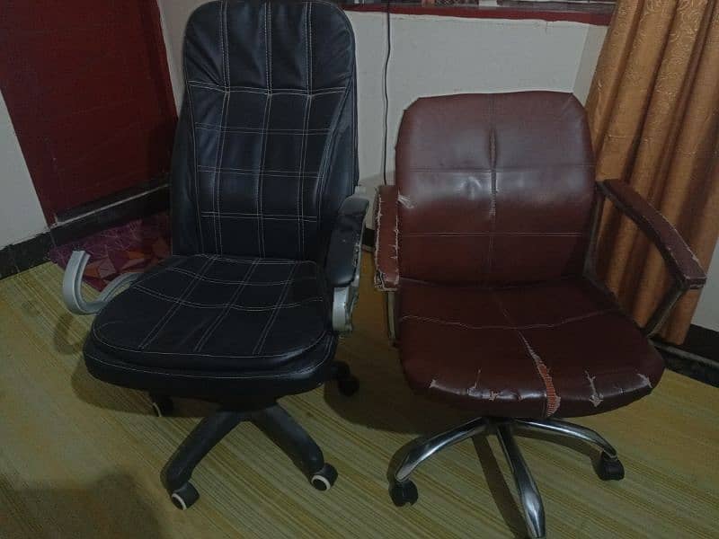 Two Computer Chairs selling 0