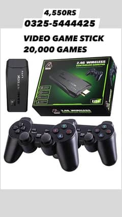M8 GAMING USB WITH 20,000GAMES AND 2 CONTROLLERS