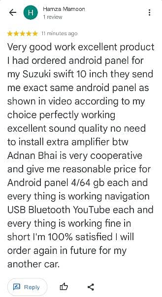 SUZUKI SWIFT 2009 2011 2012 2014 2018 2020 2023 ANDROID PANEL LCD LED 6