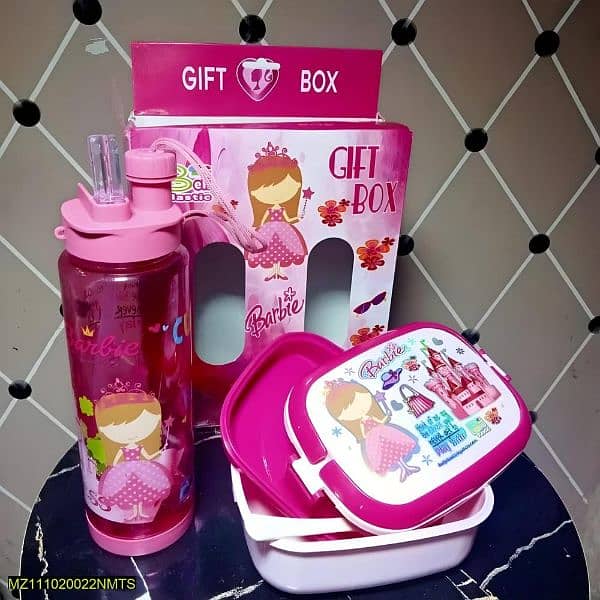 2 in 1 kids lunch box and water  bottle 3