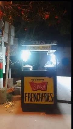 Fries Counter with complete Equipment