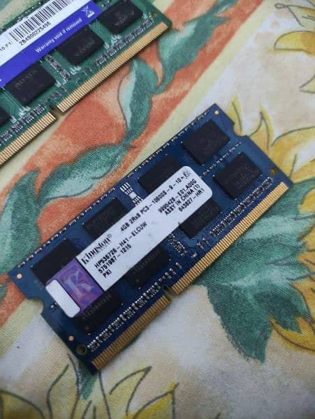 DDR3 (4-4) GB Rams 1