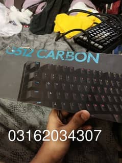 Logitech G512 Carbon Gaming Keyboard With Box