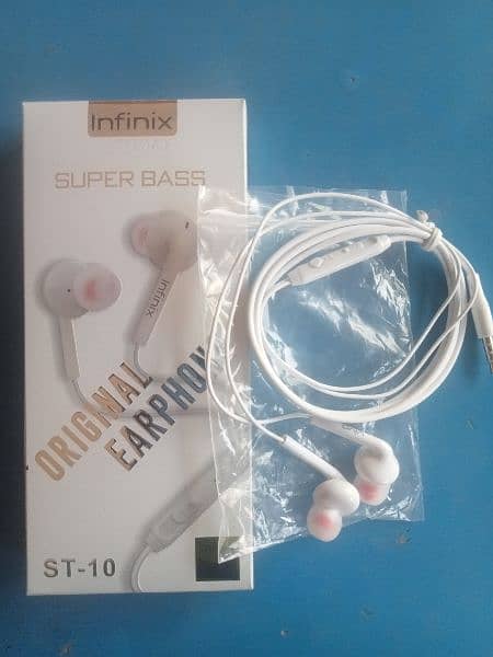 ST-10 Original Earphone Handfree Super Bass 0