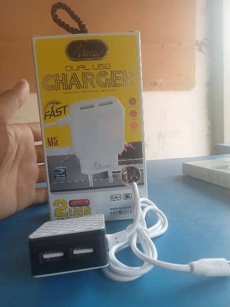 Travel Charger 100-240V~50/60Hz 0.5A  Output DC5.0V=1A Max 3