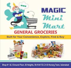 Running Grocery Store for sale/ mart fpr sale /korang town