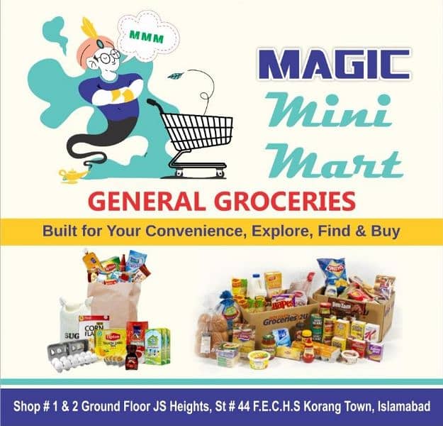 Running Grocery Store for sale/ mart fpr sale /korang town 0