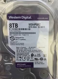 8TB WD brand new pin pack internal Hard Disk Drive