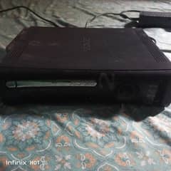 xbox 360 with 1 controller and all accessories