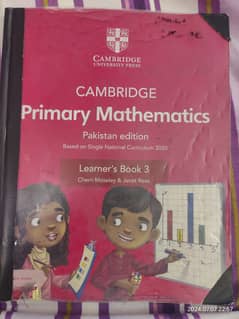 Cambridge Mathematics Learner Book 3 Pakistan edition - LGS