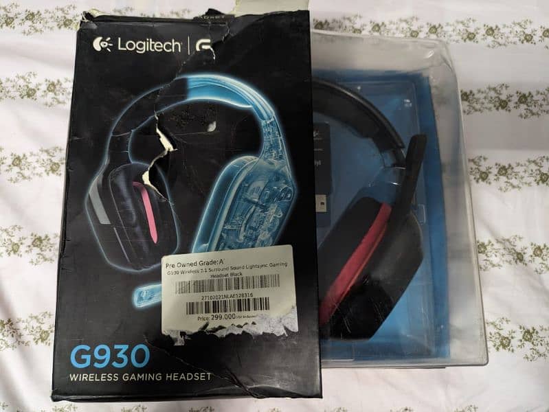 Logitech G930 wireless headset 0