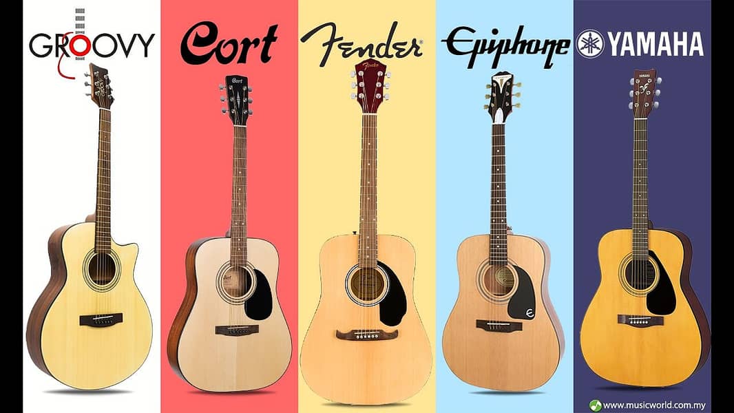 Acoustic Guitars Professhional Branded ( The Guitar store Pakistan ) 0