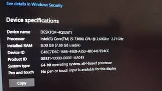 Urgent Sale HP ProBook I5 7th Gen with SSD