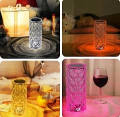crystal clear color changing lamp