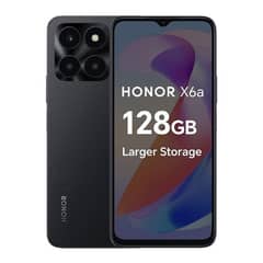 Honor X6a 4 GB 128 GB with box and fast charger