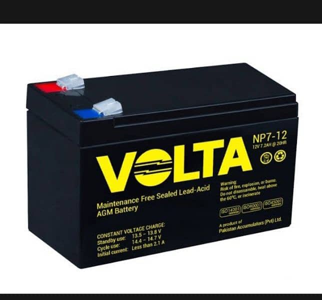 volta battery 7amp 2