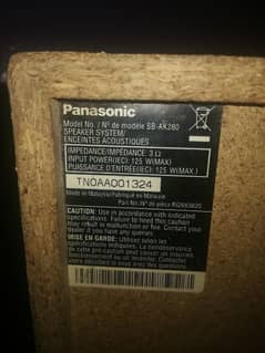 Panasonic speaker best sound