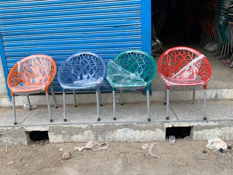 Tree chair or Garden chair ( پیور پلاسٹک نیإ ڈیزاٸن گارڈن کرسی)(32% ) 1