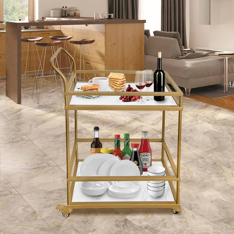 New Trolley For Tea Serving tray Trolley 4