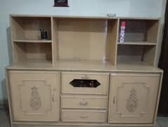 Storage Cabinet Cupboard - Utility Rack Counter with TV Stand Option