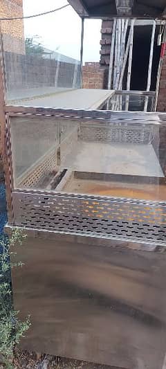 shawrma counter for sale new condition