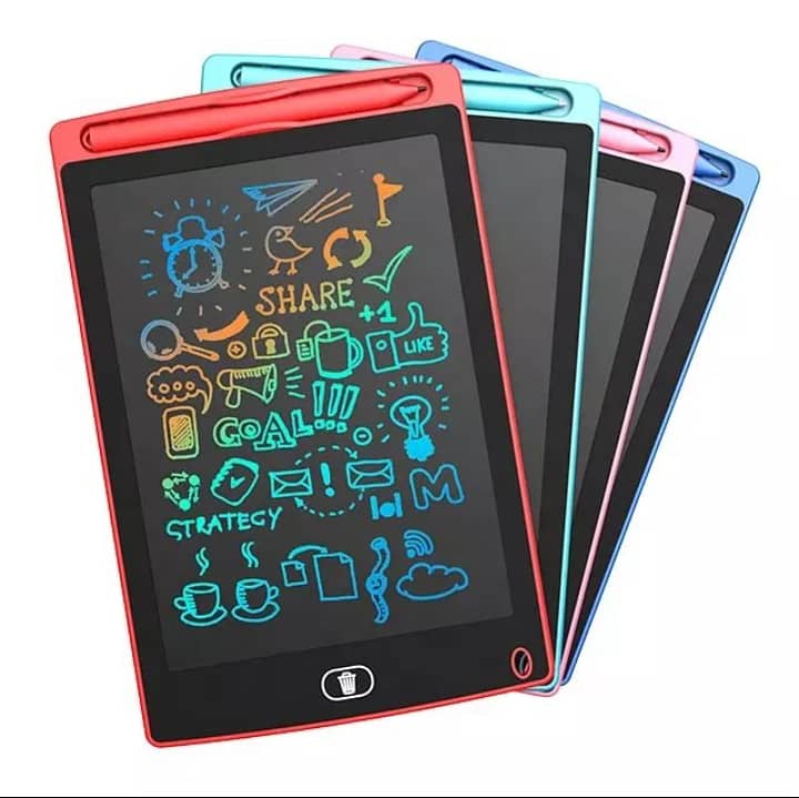 12 " LCD WRITING TABLET MULTI COLOR FOR KIDS 0
