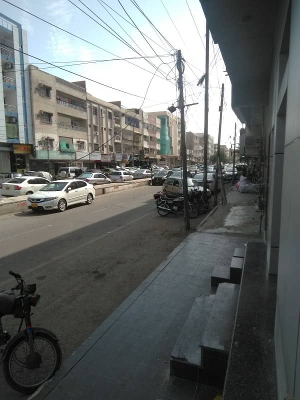 Mezzanine Floor With Front Entrance On Main 24th Commercial DOUBLE ROAD Near Kh E Ittehad 0