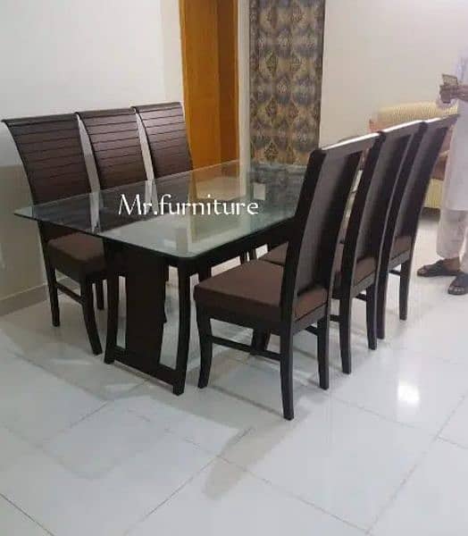 dining table,wooden dining table,6 chairs dining table, furniture 17