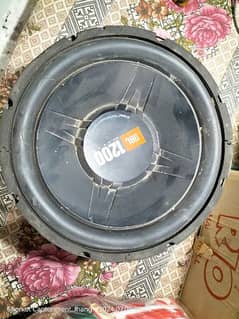 car JBL base and amplifier