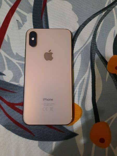 with box charge handfree Iphone XS 256gb pta dual sim 91% bettery 0