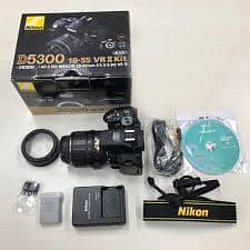 Nikon D5300 DSLR Camera full box 10/10 all ok lenas 18/55mm what box