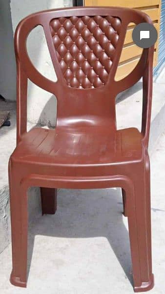 Pure Plastic New Design Chair (set= 6chair+1 Polding Table) 8