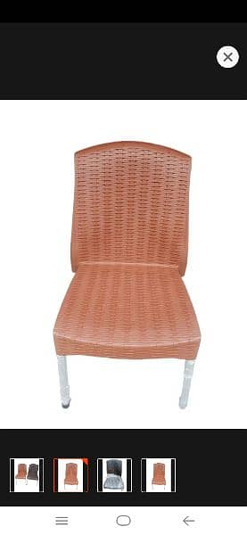 Pure Plastic New Design Chair (set= 6chair+1 Polding Table) 9