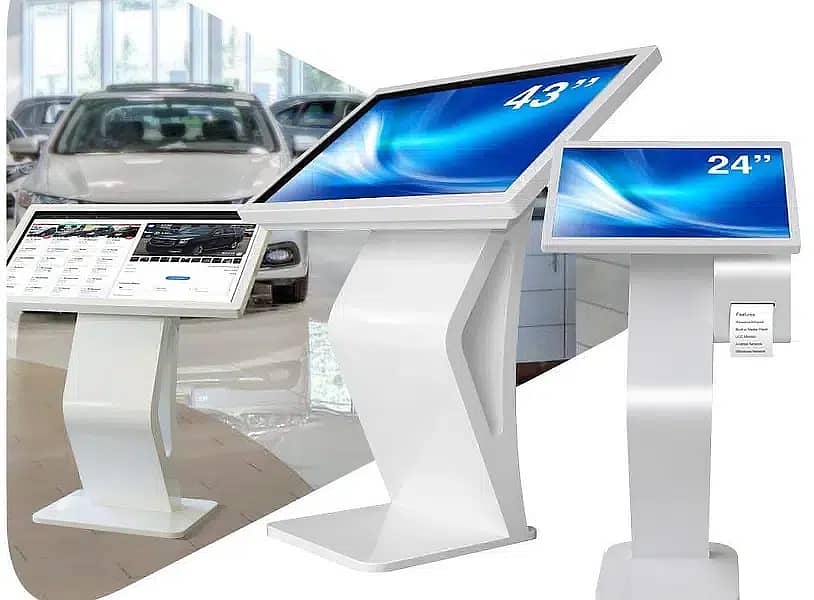 Smart Interactive Flat LED Board | Digital Signage Touch Kiosk Standee 7