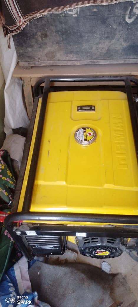 FIRMAN Generator 6.6 kW Petrol n Gas Generator - SPG8500E2 - with Whee 4