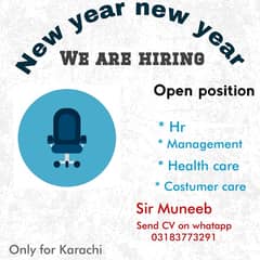 need staff for office work