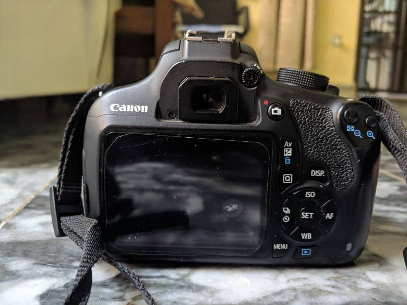 Canon 1200d DSLR Camera with 50mm f 1.8 lens with UV filter 2