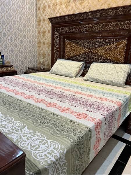 3 pcs premium cotton bedsheets at whole sale price 0