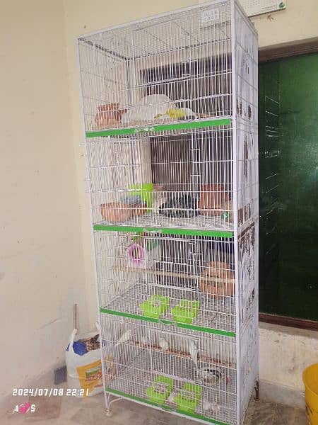 birds cage 4 racks. 2