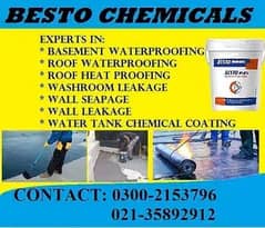 roof waterproofing heatproofing Leakage Seepage Repair  03002153796