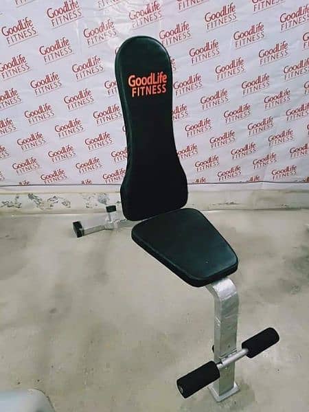 Adjustable bench press+adjustable bench made. Glf 1