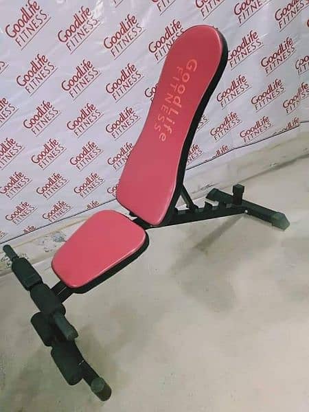 Adjustable bench press+adjustable bench made. Glf 2