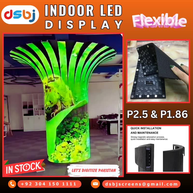 We deals in Indoor Commercial SMD Screens in all of Pakistan | LED 6