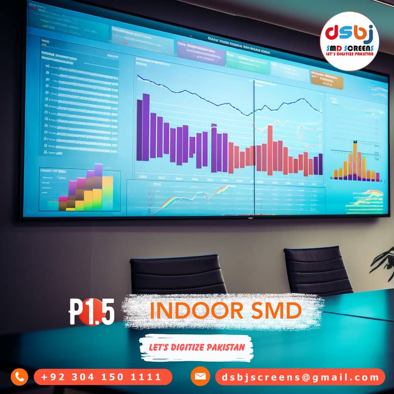 We deals in Indoor Commercial SMD Screens in all of Pakistan | LED 10