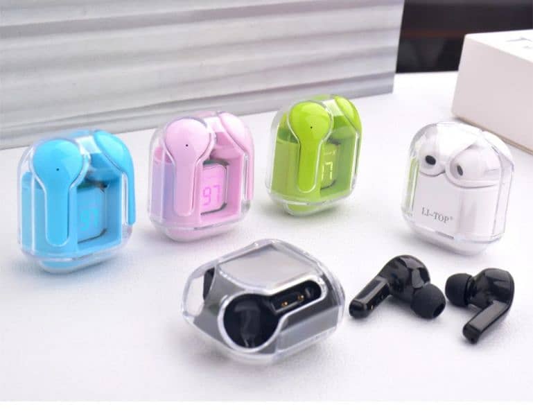 Air 31 Earbuds pods wireless waterproof LED display headphones elegant 2