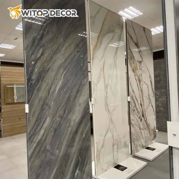 marble sheets/Vinyl floor/wallpape/false ceiling/office blinds/frosted 5