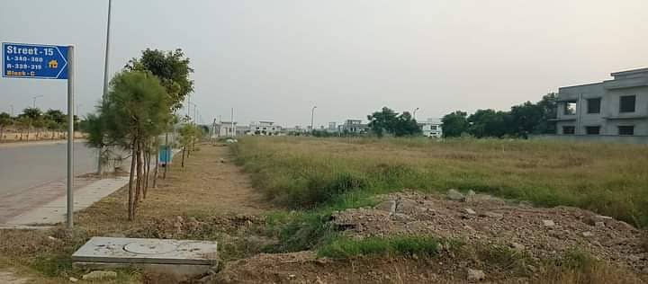 1 kanal residential plot available for sale in Top City 1 of block C Islamabad Pakistan 3