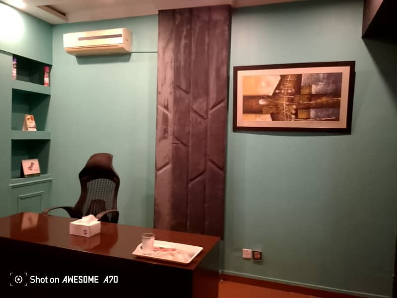 8 Marla Fully Furnished Commercial is Available for Rent Phase 6, DHA Lahore. 11